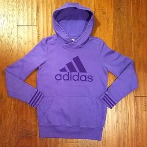 Adidas ladies small purple hoodie